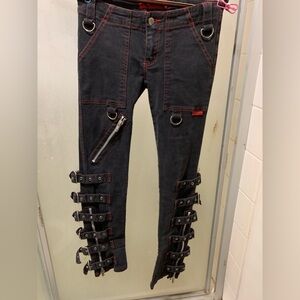 Vintage trippnyc bondage buckle pants